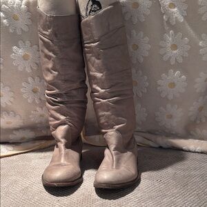 Women's Tan Leather Boots